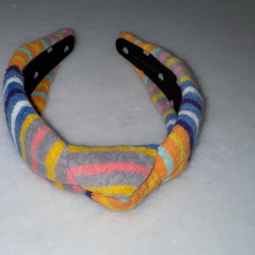 Lele Sadoughi Colorful Striped Kids Headband